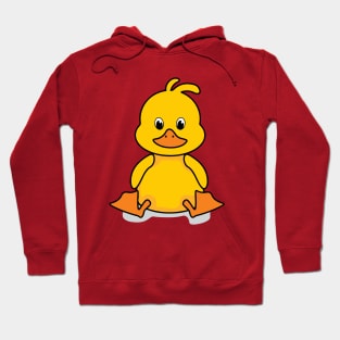 Cute Baby Duck Desing Hoodie